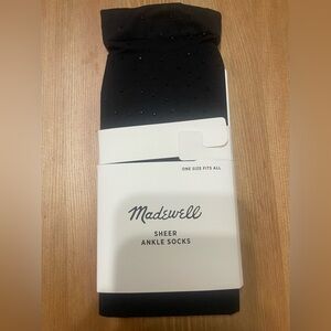 Madewell Black Casual Socks NEW